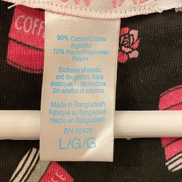 NWT Pillow Talk Women’s Size Large Nightgown in Grey with Embroidery on Front - Picture 9 of 10